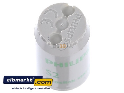 Ansicht oben links Philips Lampen S 2 Starter f.Reihenschaltung 4-22W 