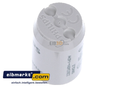 View top right Philips Lampen S 10 Starter for CFL for fluorescent lamp
