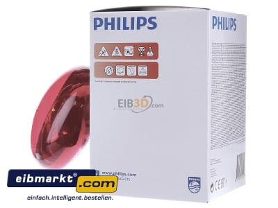 View on the right Philips Lampen 57521025 IR lamp 250W 230...250V E27
