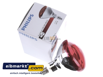 Ansicht oben links Philips Lampen 57521025 Infrarot-Heizstrahler 230-250V E27 IR 250 RH