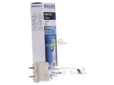 View on the left Philips Licht CDM-T Elite 150W/930 Metal halide lamp 149W G12 19x105mm 
