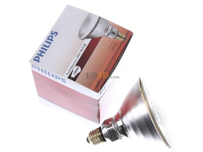 View top left Philips Licht IR 100 C PAR38 240V IR lamp 100W 240V E27 
