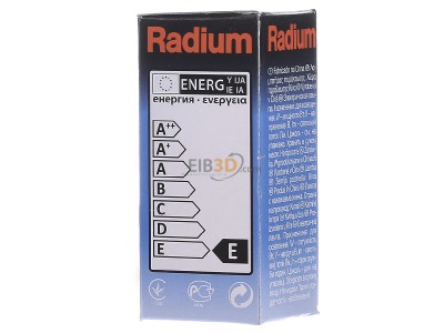 View on the right Radium P 15W/230/F/E14 Standard lamp 15W 230V E14 frosted 
