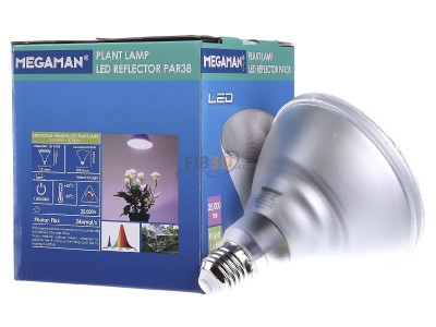 Ansicht links IDV MM 154 LED-Pflanzenlampe PAR38 8,5W E27 IP54 