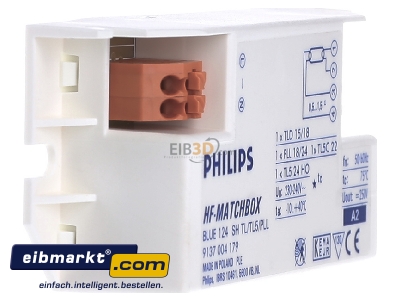 View on the left Philips Lampen 53638930 Electronic ballast 1x9...13W
