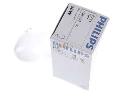 View top right Philips Licht SON 50W High pressure sodium lamp 50W E27 
