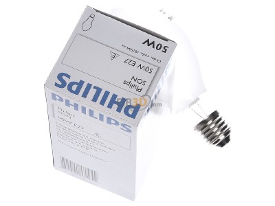 Top rear view Philips Licht SON 50W High pressure sodium lamp 50W E27 
