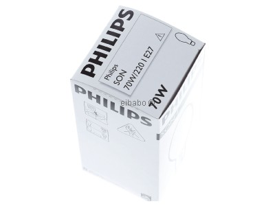 View top left Philips Licht SON 70W-I High pressure sodium lamp 70W E27 

