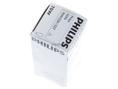 View top right Philips Licht SON 70W-I High pressure sodium lamp 70W E27 
