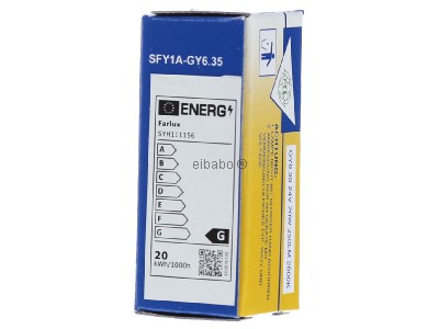 View on the right Scharnberger+Has. 42439 LV halogen lamp 20W 24V G6.35 10x44mm 
