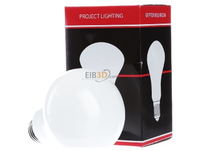 Frontansicht Scharnberger+Has. 43007 Kryptonlampe 75x125mm E27 230V 150W opal 