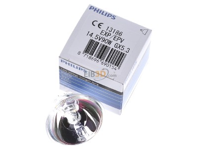 Ansicht oben vorne Philips Licht 13186 #69015400 Halogen Reflektorlampe 90W GX5.3 14.5V 13186 69015400