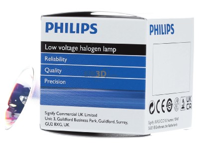 Ansicht rechts Philips Licht 13528 15W GZ4 6V Speziallampe 2900K 