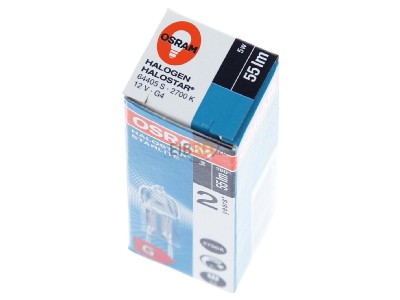 Ansicht oben vorne LEDVANCE 64405 S 5W 12V Halogen-Stiftsockellampe 5W 12V G4 