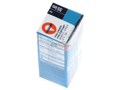Ansicht oben links LEDVANCE 64405 S 5W 12V Halogen-Stiftsockellampe 5W 12V G4 