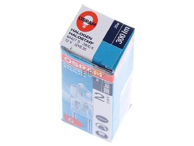 Ansicht oben vorne LEDVANCE 64427 S AX 20W Halogen-Stiftsockellampe 20W 12V G6.35 