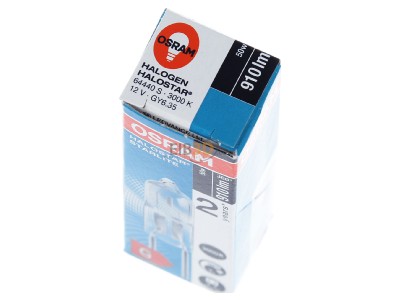 Ansicht oben vorne LEDVANCE 64440 S AX 50W Halogen-Stiftsockellampe 50W 12V G6.35 