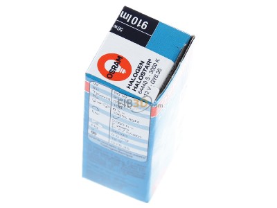 Ansicht oben links LEDVANCE 64440 S AX 50W Halogen-Stiftsockellampe 50W 12V G6.35 
