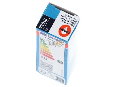 Ansicht oben hinten LEDVANCE 64440 S AX 50W Halogen-Stiftsockellampe 50W 12V G6.35 