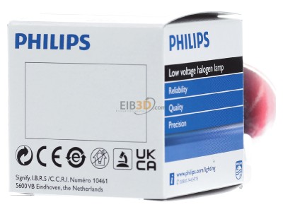 Ansicht hinten Philips Licht 13629 150W GX5.3 21V Studiolampe 3250K 