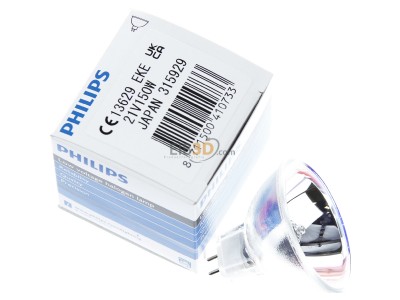 Ansicht oben links Philips Licht 13629 150W GX5.3 21V Studiolampe 3250K 