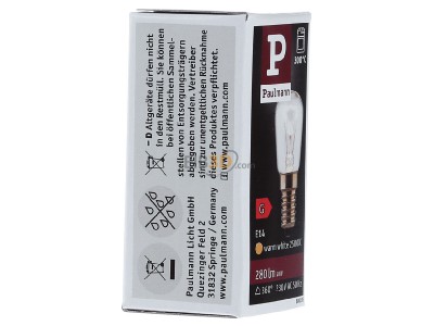 Ansicht links Paulmann 800.95 Backofenlampe 