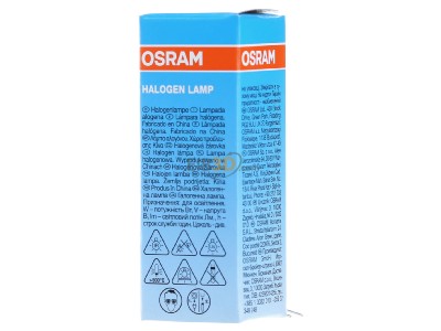 Ansicht hinten Osram 64250 HLX NV-Glhlampe 20W 6V G4 o.R 