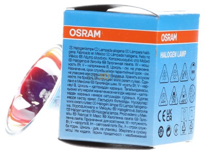 Ansicht rechts Osram 64627 HLX NV-Glhlampe 100W 12V GZ6,35 m.R 