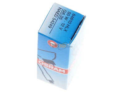 View top right Osram 64610 HLX Lamp for medical applications 50W 12V 
