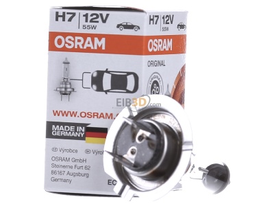 View on the left Osram 64210 Vehicle lamp 1 filament(s) 12V PX26d H7 
