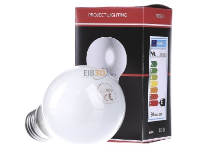 Frontansicht Scharnberger+Has. 40724 Glhlampe B60x105mm E27 42V 60W matt 