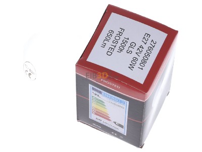 Ansicht oben rechts Scharnberger+Has. 40724 Glhlampe B60x105mm E27 42V 60W matt 