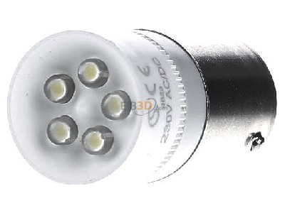 Frontansicht Scharnberger+Has. 35778 LED-Lampe 16x35mm Ba15d 230VAC/DC wei� 