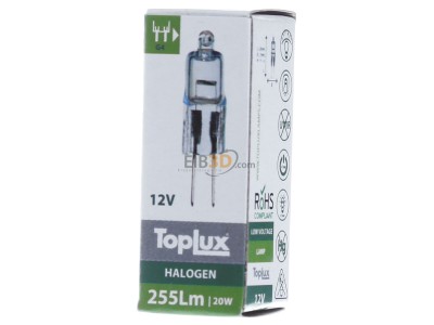 Frontansicht Scharnberger+Has. 42419 Halogenlampe 8x30mm G4 12V 20W 