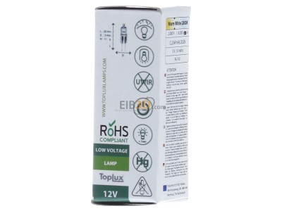 Ansicht rechts Scharnberger+Has. 42419 Halogenlampe 8x30mm G4 12V 20W 