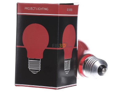 Ansicht hinten Scharnberger+Has. 40245 Glhlampe B60x105mm E27 230V 25W rot 