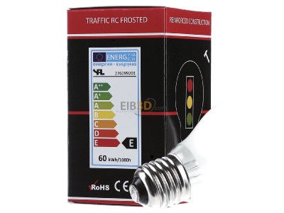 Ansicht links Scharnberger+Has. 40618 Glhlampe B60x105mm E27 235V 60W matt 