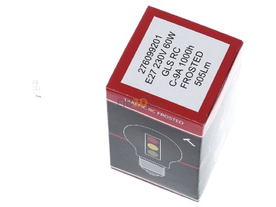 Ansicht oben rechts Scharnberger+Has. 40618 Glhlampe B60x105mm E27 235V 60W matt 