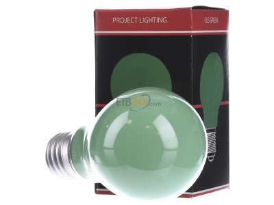 Frontansicht Scharnberger+Has. 40246 Glhlampe B60x105mm E27 230V 25W grn 