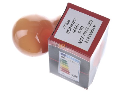 Ansicht oben rechts Scharnberger+Has. 40249 Glhlampe B60x105mm E27 230V 25W orange 
