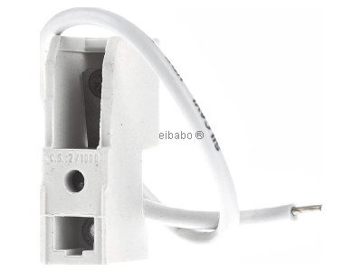 Front view Houben 100913 Plug-in lamp holder 
