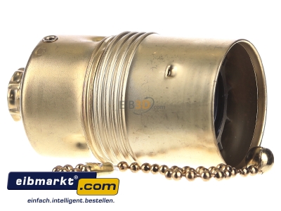 Ansicht links Houben 102385 Fassung E27 Met,ms,Kette,glatt 