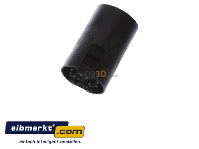 Ansicht oben hinten Houben 109383 Fassung E14 sw,1-tlg. glatt 