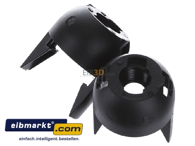 Ansicht oben hinten Houben 109677 Aufsteckkappe E14 sw,M10x1 eingeformt 