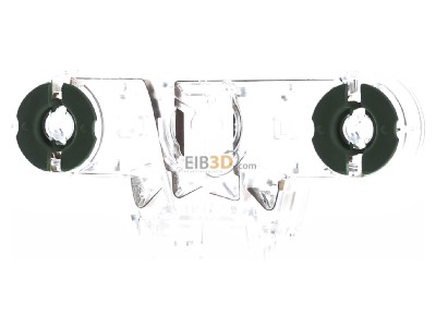 Front view Houben 100486 Double lamp holder G13 
