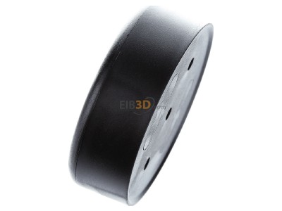 Ansicht oben rechts Scharnberger+Has. 88412 (34/2) Deckenverteilerdose sw Baldachin 70,5x24mm 