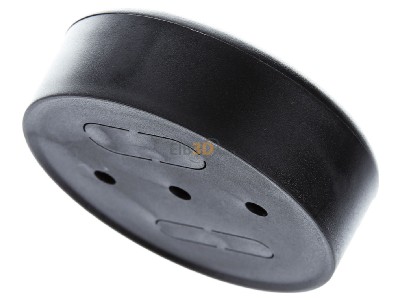 Ansicht oben hinten Scharnberger+Has. 88412 (34/2) Deckenverteilerdose sw Baldachin 70,5x24mm 