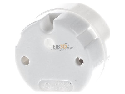 Back view Houben 101784 Plug-in lamp holder G13 
