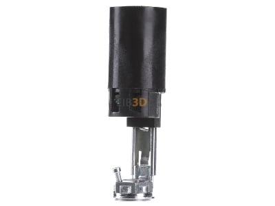 Frontansicht Houben 109813 Fassung E14 f.Kerzen sw,65mm,M10x1 