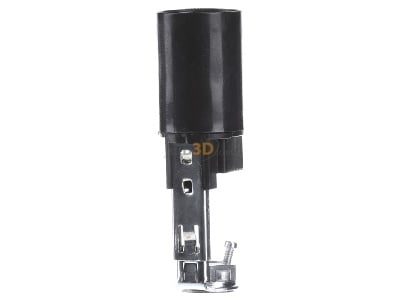 Ansicht hinten Houben 109813 Fassung E14 f.Kerzen sw,65mm,M10x1 